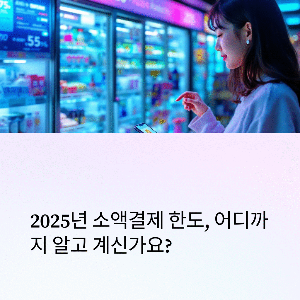 2025년 소액결제 한도, 어디까지 알고 계신가요?