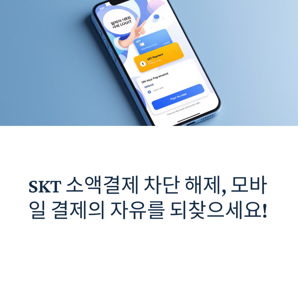 SKT 소액결제 차단 해제, 모바일 결제의 자유를 되찾으세요!