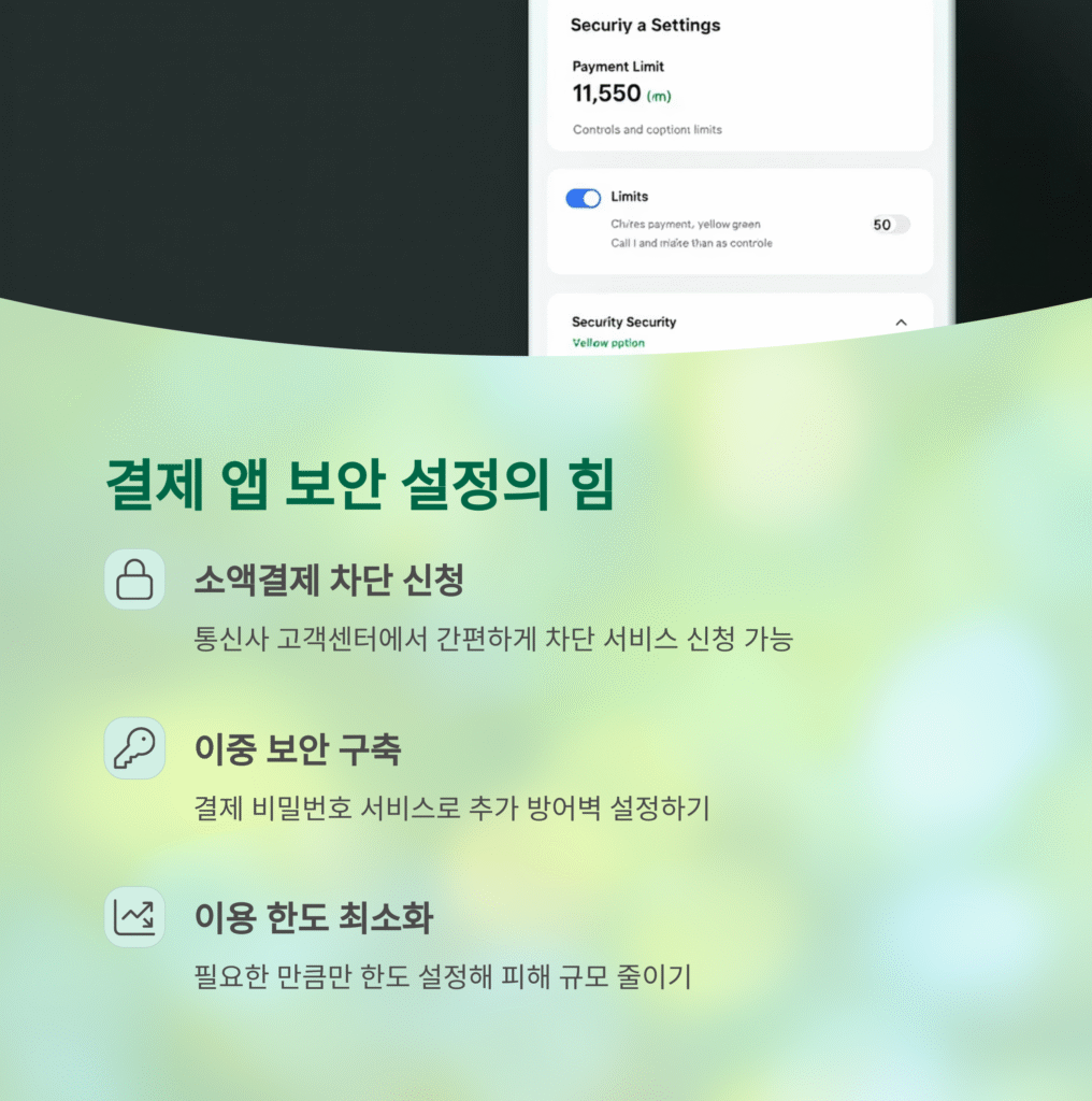 결제 앱 보안 설정의 힘