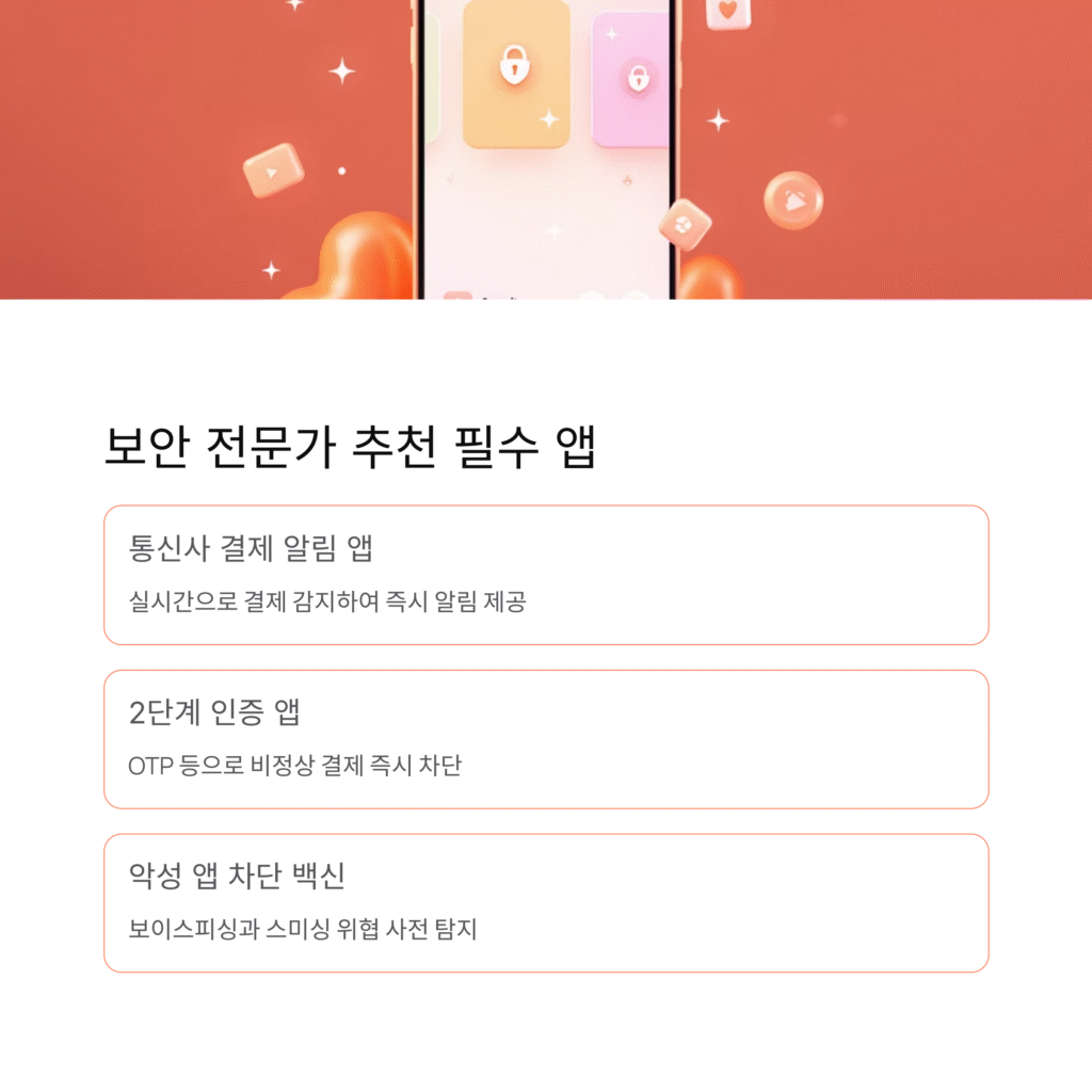 보안 전문가 추천 필수 앱