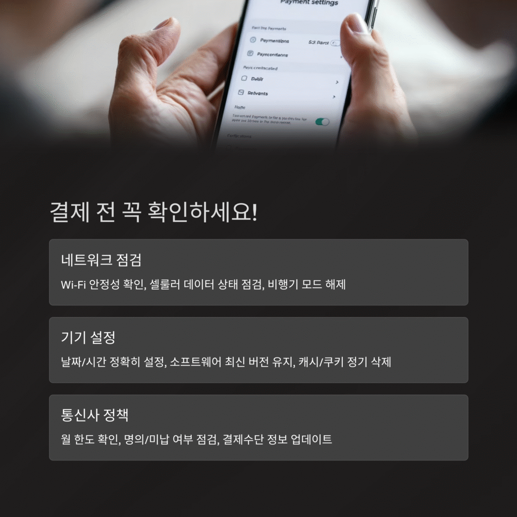 결제 전 꼭 확인하세요!