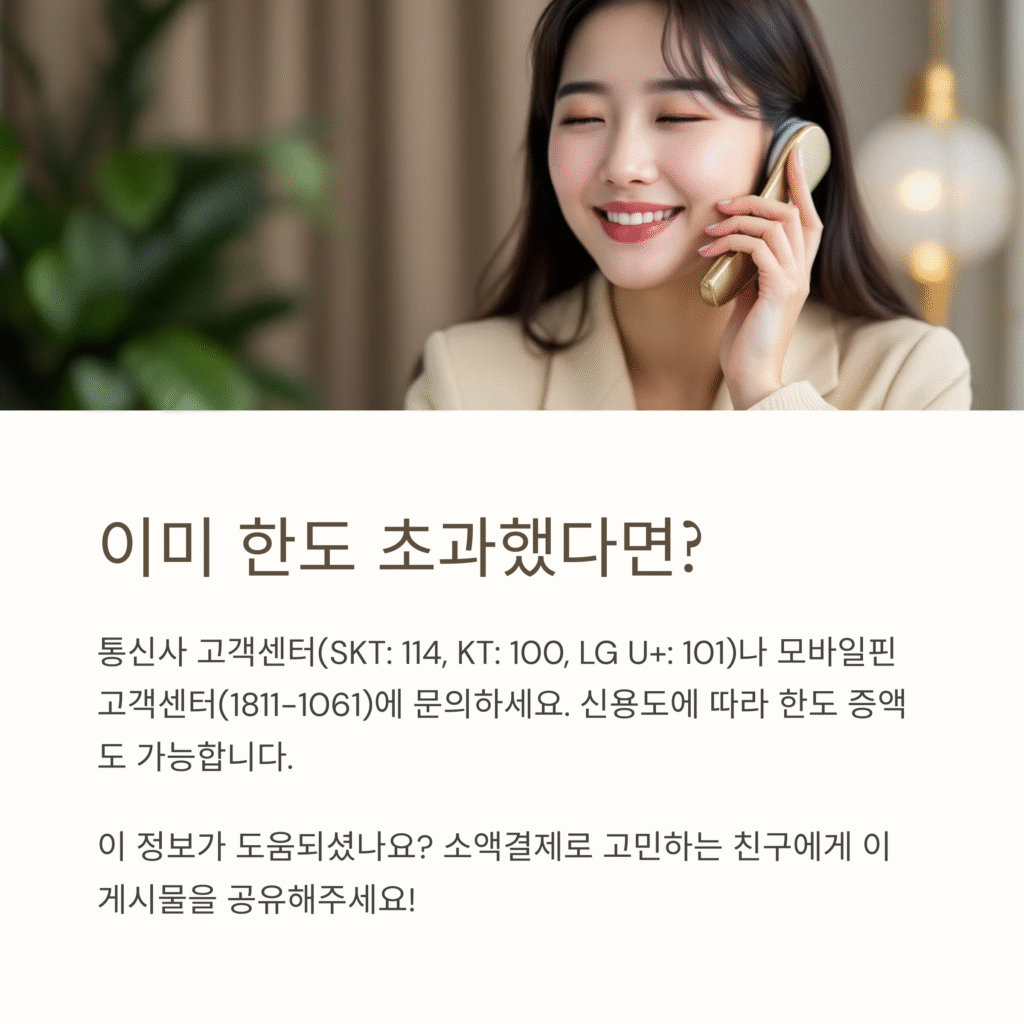 이미 한도 초과 했다면?