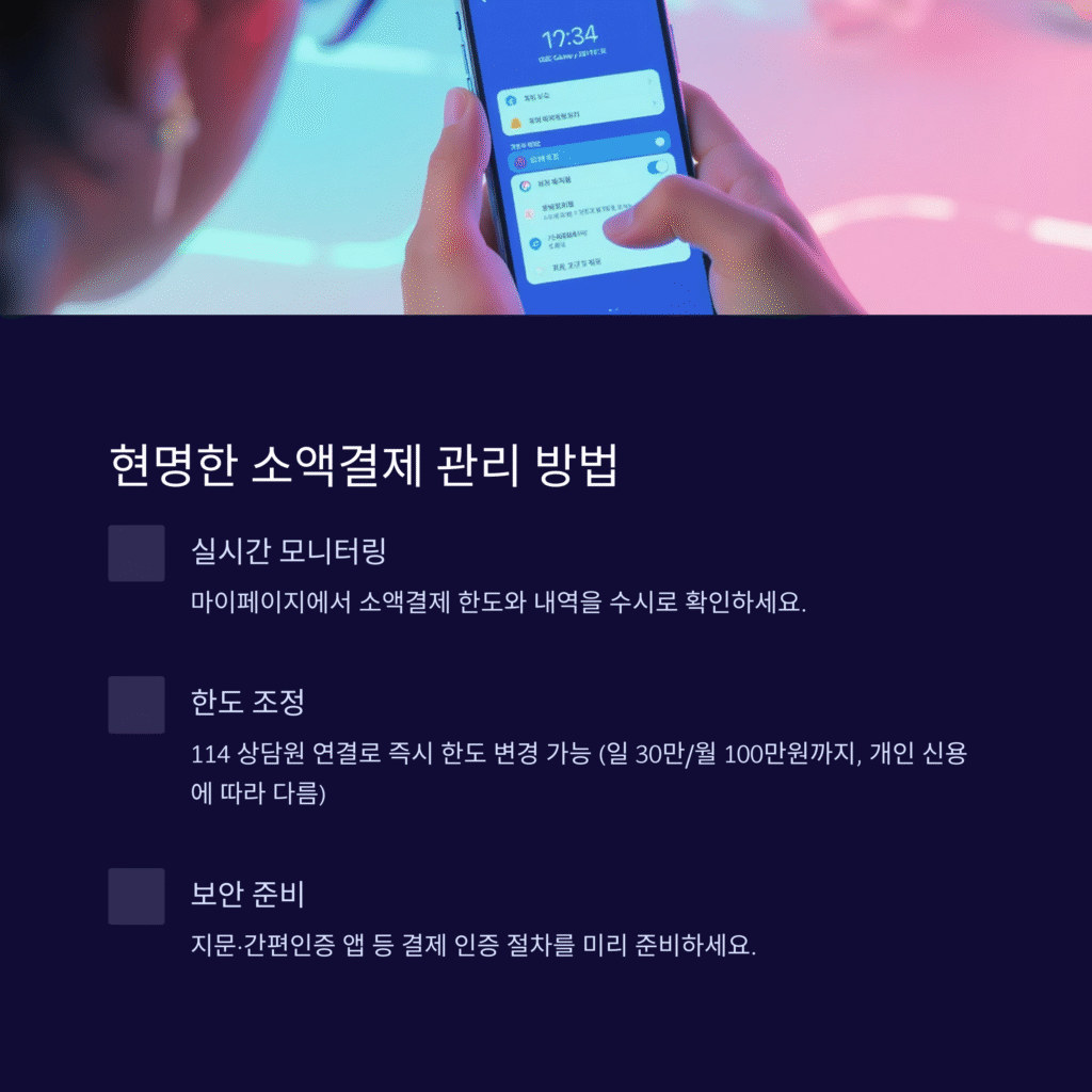 현명한 소액결제 관리 방법