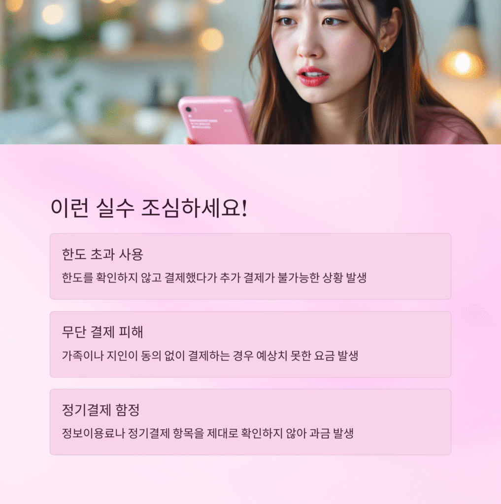 이런 실수 조심하세요!