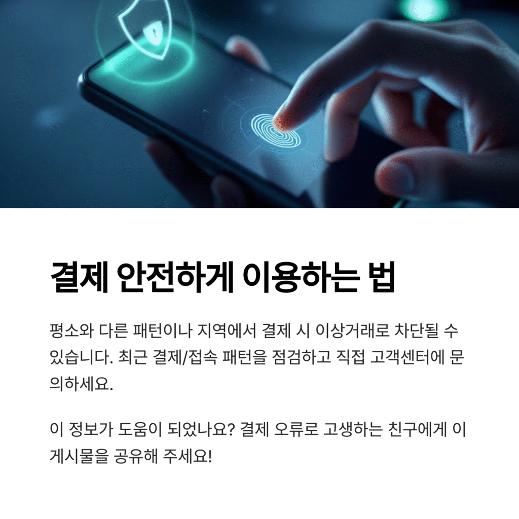 결제 안전하게 이용하는 법