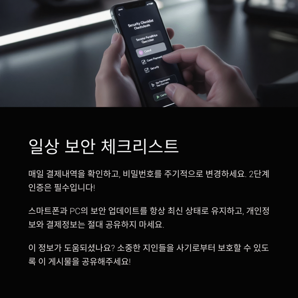 일상 보안 체크리스트