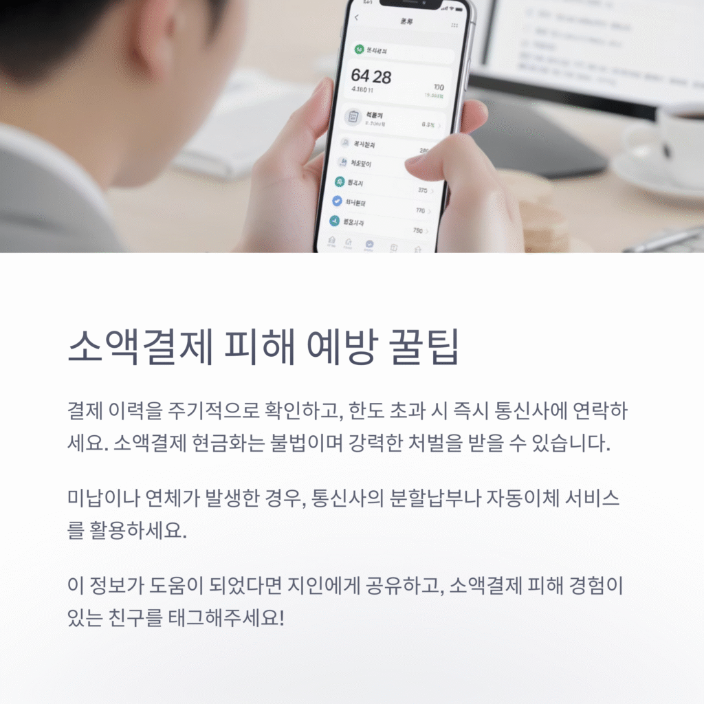 소액결제 피해 예방 꿀팁