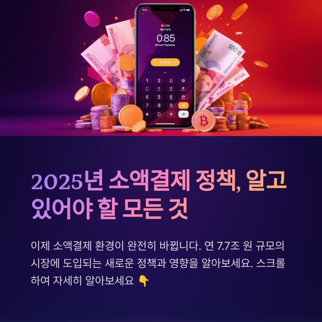 2025년 소액결제 정책, 알고 있어야 할 모든 것