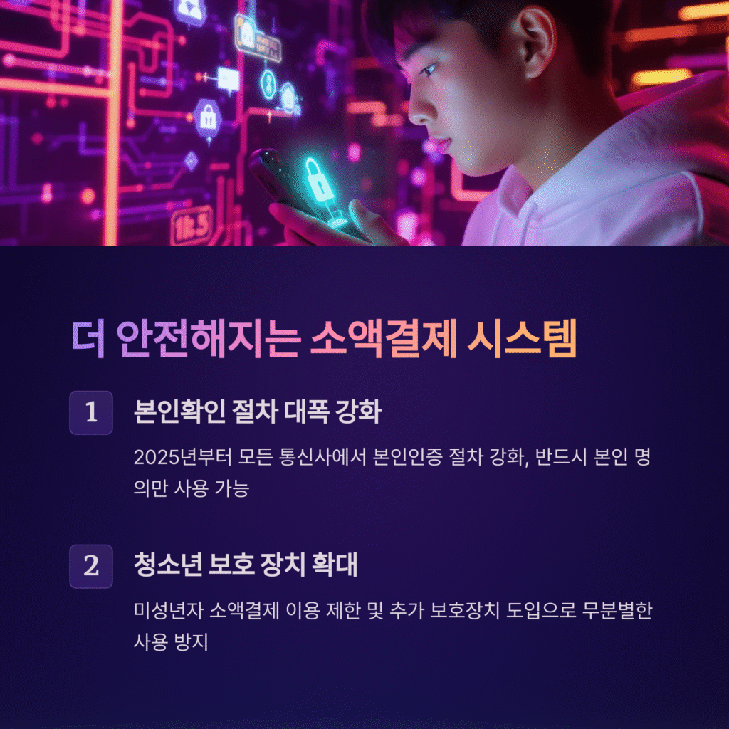 더 안전해지는 소액결제 시스템