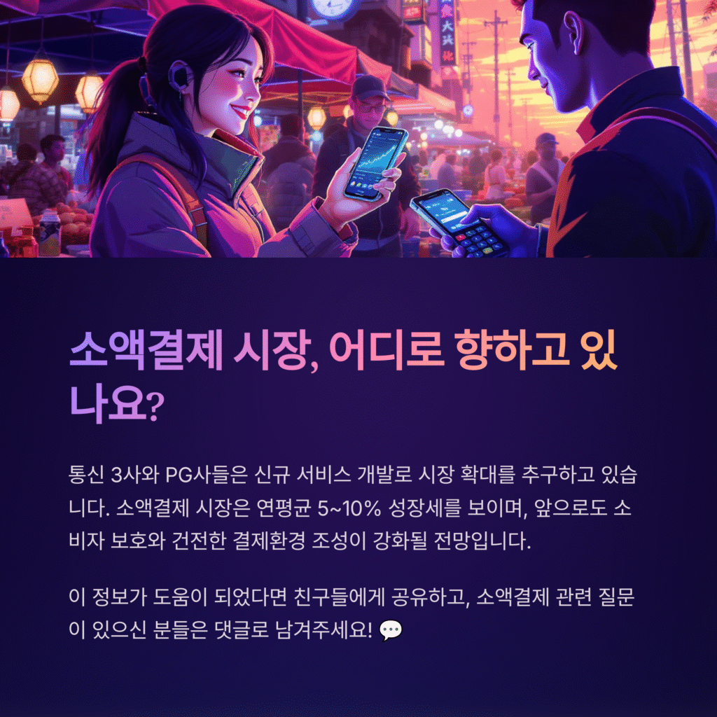 소액결제 시장, 어디로 향하고 있나요?